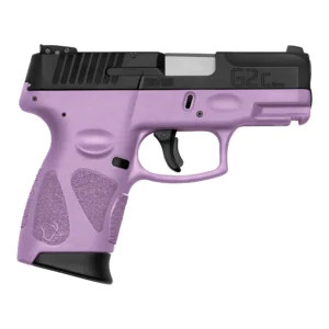 Pistola Taurus G2C Calibre .9mm Carbono Fosco Light Purple