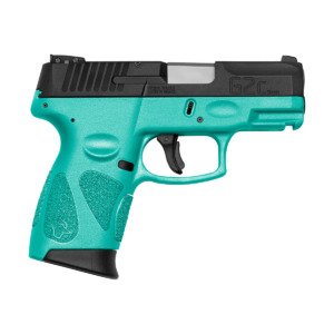 Pistola Taurus G2C Calibre .9mm Carbono Fosco Cyan
