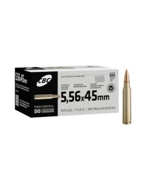 Munição CBC 5.56×45 Comum M193 55GR – 50un