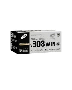 Munição CBC .308 Winchester ETPT 150gr - 50 un