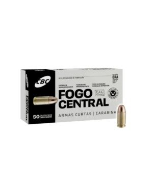 Muni&ccedil;&atilde;o CBC Treina 9mm ETOG 124gr &ndash; CX 50un