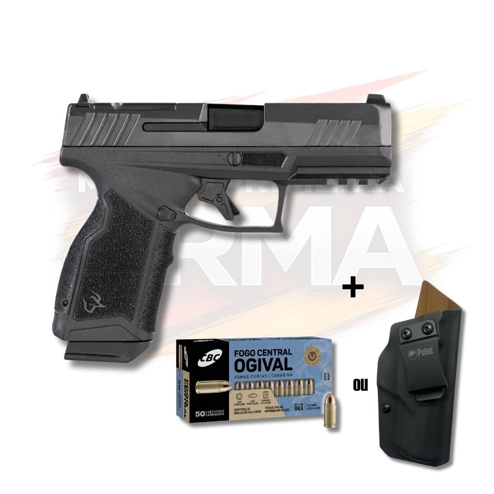 Pistola Taurus GX4 Carry T.O.R.O.Calibre 38 TPC Graphene