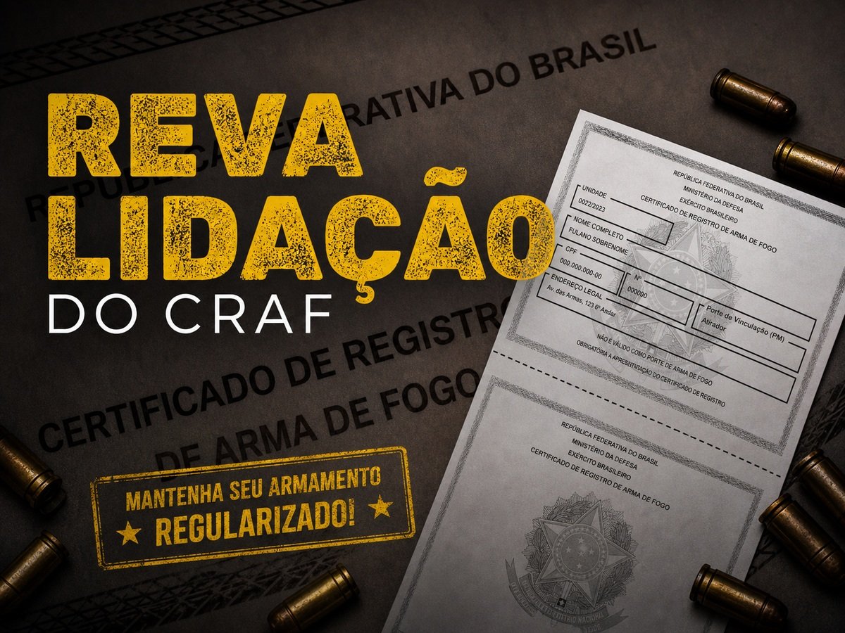 Revalidação do CRAF: o que você precisa saber para manter seu armamento regularizado