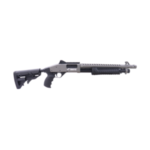 Espingarda CBC Pump Military 3.0 Coronha Retrátil Calibre 12 Cano 16″ Com Acessórios Tungstênio