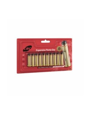 Munição CBC .357 MAG Ponta Oca EXPO 158gr Blister Cartela – 10un