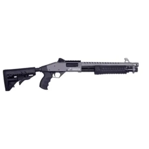 Espingarda CBC Pump Military 3.0 Coronha Retrátil Calibre 12 Cano 14″ Com Acessórios Tungstênio