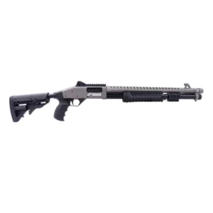 Espingarda CBC Pump Military 3.0 Coronha Retrátil Calibre 12 Cano 19″ Com Acessórios Tungstênio