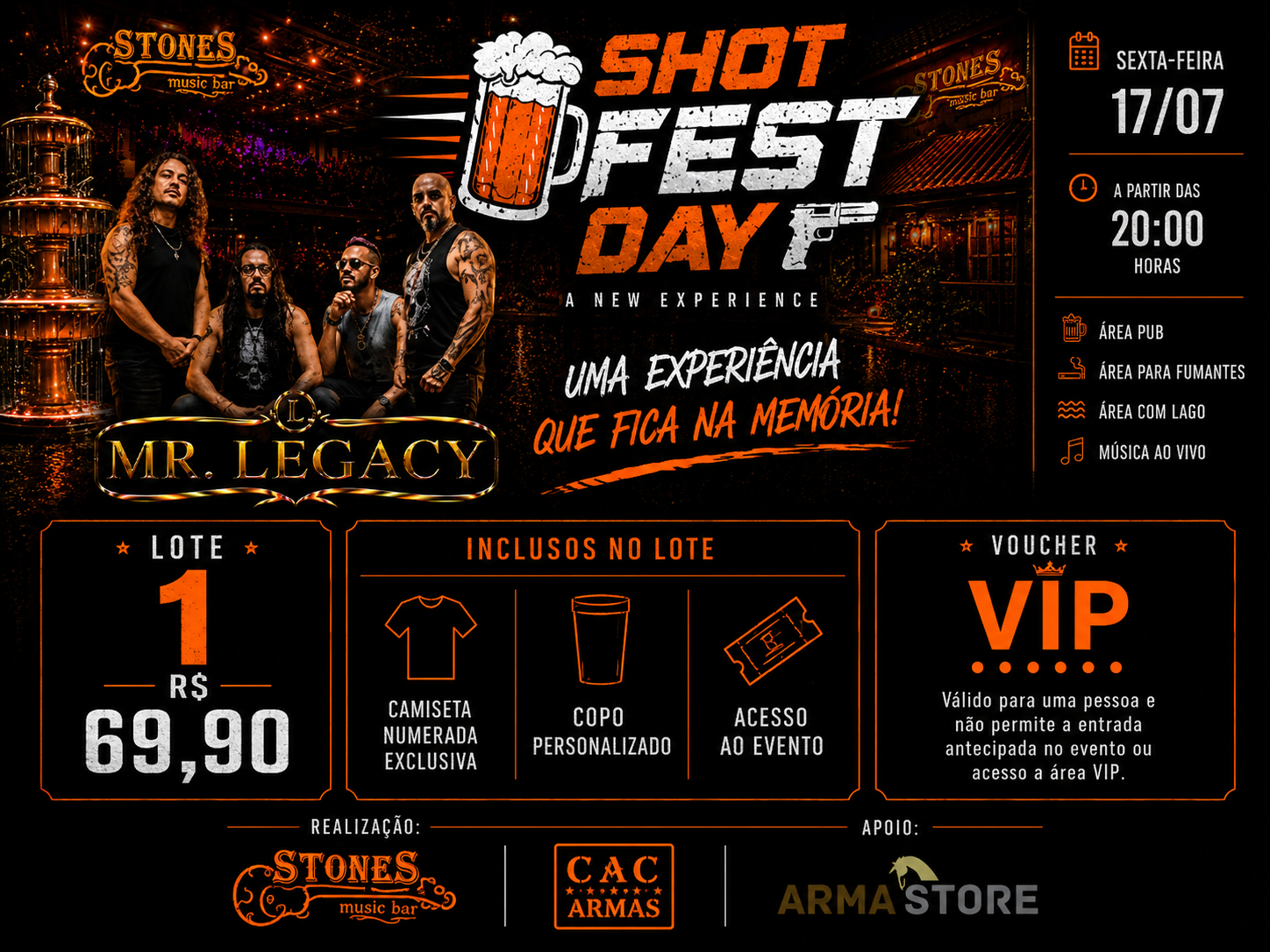 Shot Fest Day 2026: networking, música ao vivo e uma experiência premium em São Paulo