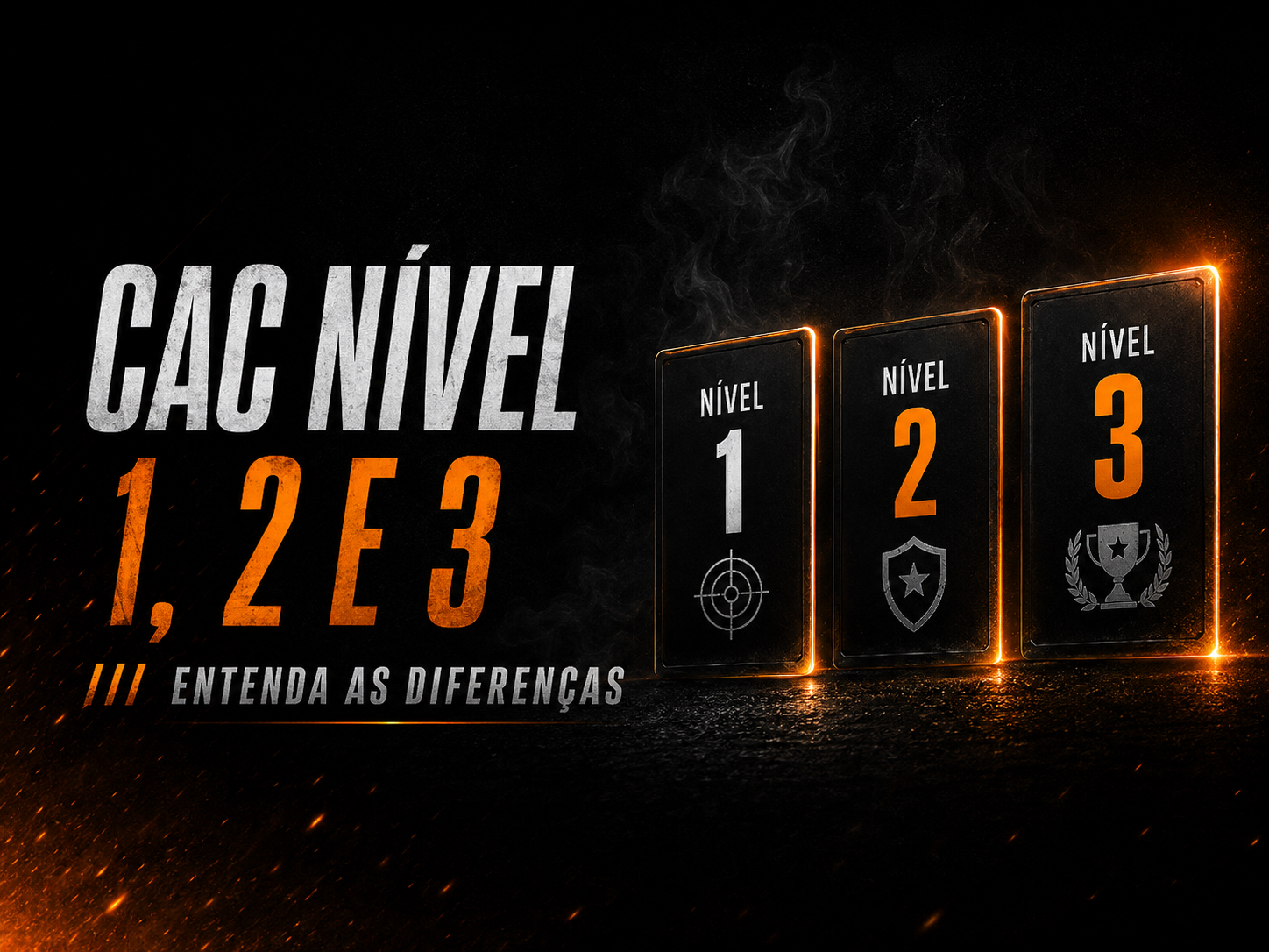 CAC Nível 1, 2 e 3: quais são as diferenças?
