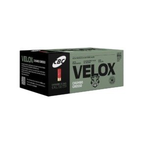CARTUCHO CBC CAL .12GA CH-SG KNOCK VELOX - 10 UNIDADES
