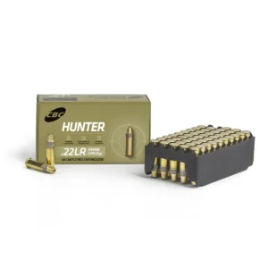 MUNIÇÃO CBC CAL .22LR CHPO 33GR HUNTER HYPER - 50 UNIDADES