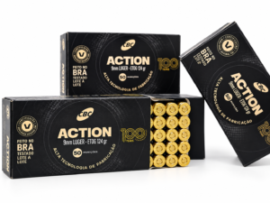 MUNIÇÃO CBC CAL .9MM LUGER ETOG 124GR TREINA- 50 UNIDADES