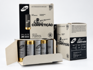 CARTUCHO CBC CAL 12GA CH-7 1/2 F150 - 25UND - CAIXA COM 250 UNIDADES