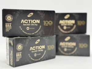 MUNIÇÃO CBC CAL .9MM LUGER ETOG 124GR TREINA- 50 UNIDADES